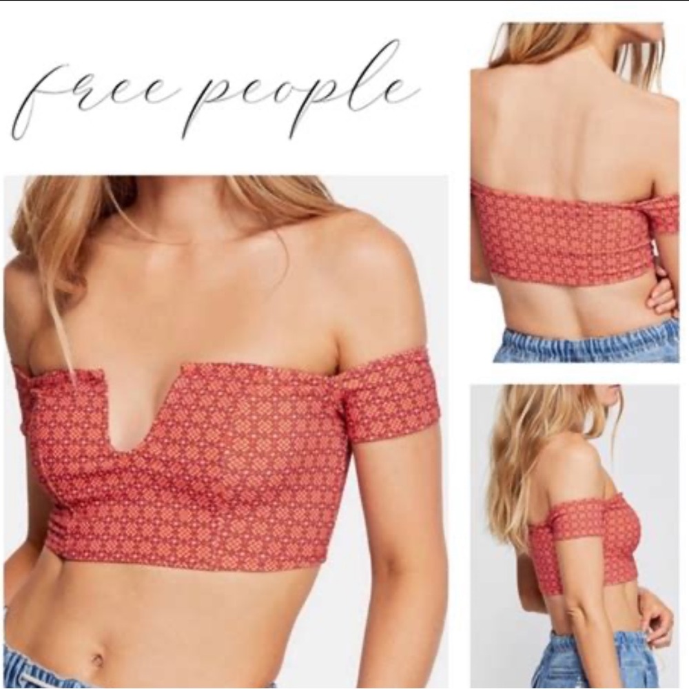 FREE PEOPLE INTIMATELY LUCKY NOW BRAMI CROP TOP XS - Picture 2 of 12